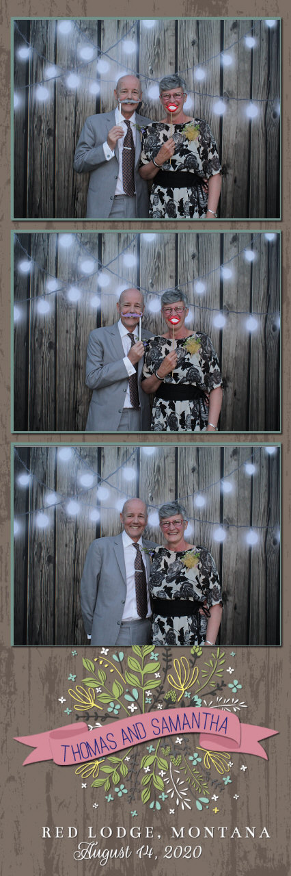 Sammy and Thomas Wedding | View more photos from the event at gallery.photoboothbillings.com/u/PhotoBoothBillings/Sammy-and-Thomas-Wedding
